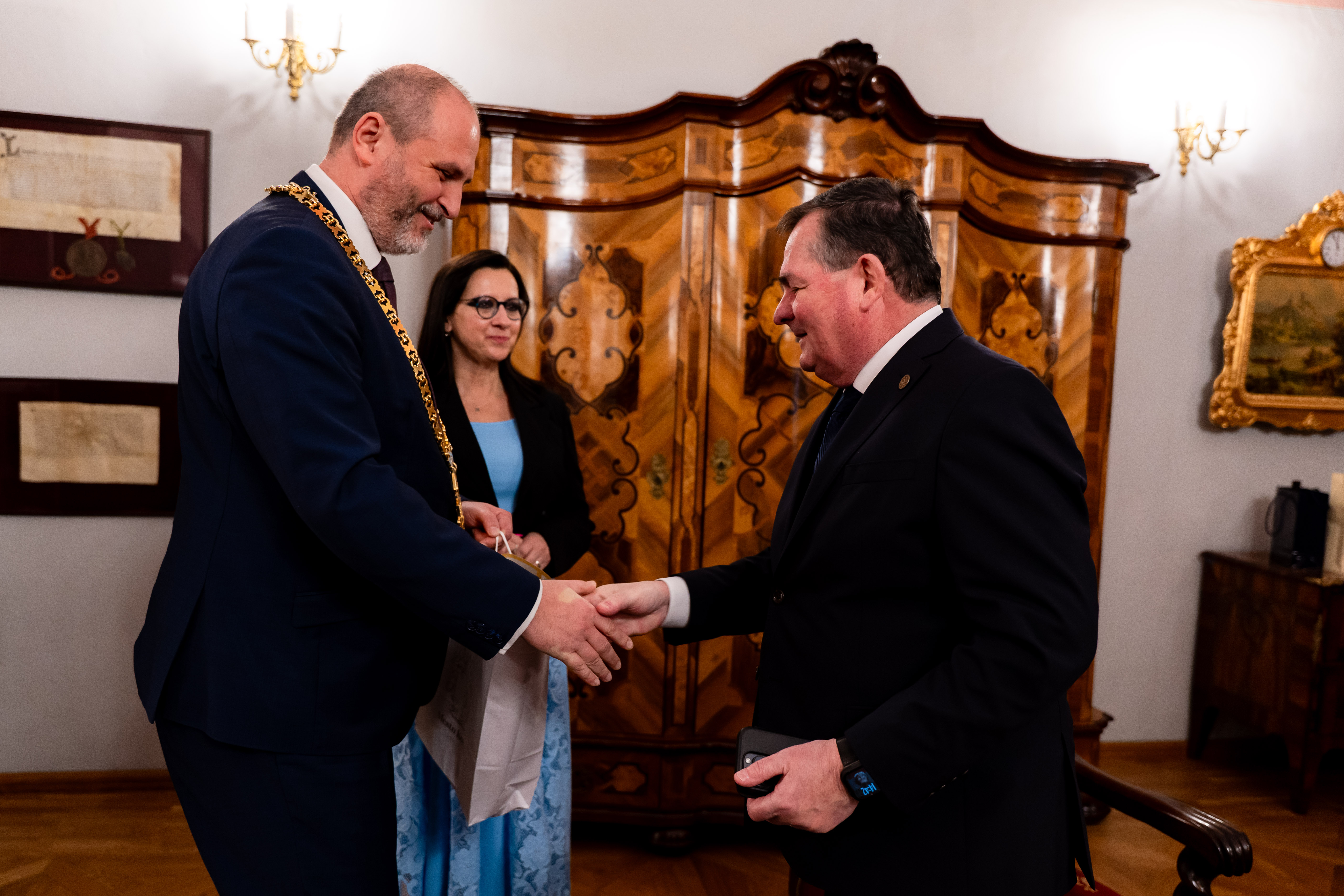 prijatie rektorov univerzit mesta Kosice a riaditelov nemocnic-32